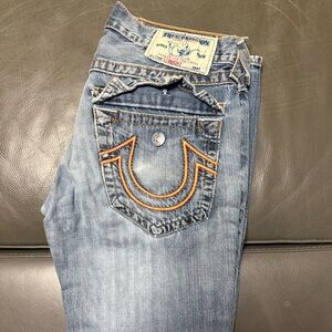 True Religion Denim with Orange Accents